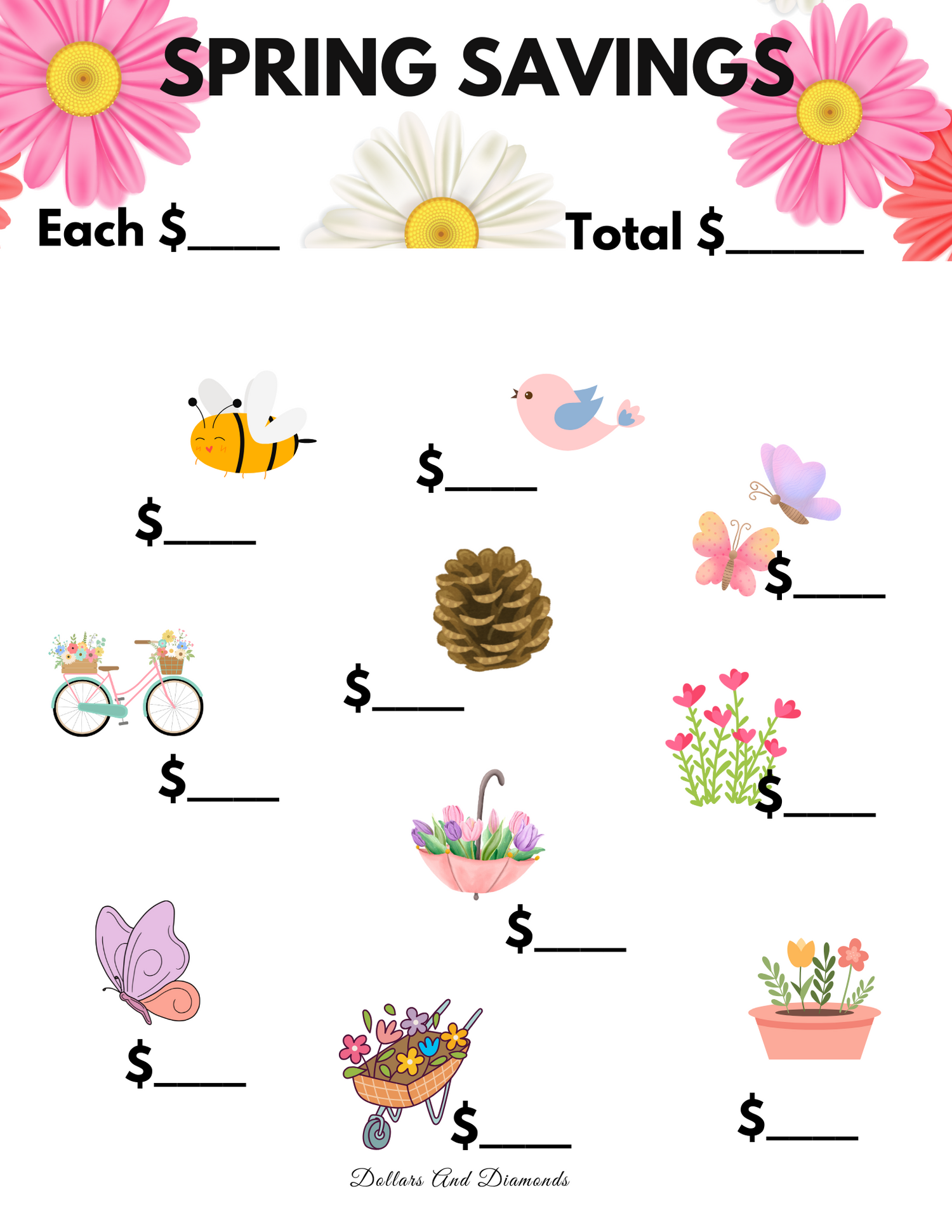 PRINTABLE SAVINGS CHALLENGES